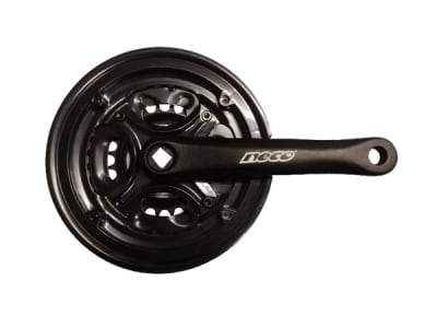 Volante Neco, Aluminio, con Cubre 22/32/42x170mm Negro.