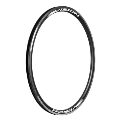 LLANTA 26 VISION ALUMINIO NEGRA  DOBLE PARED 36 H