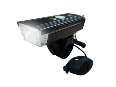Foco FOSS USB 300 Lumens, 3 Func, Fotocelda, C/ Bocina, Variados Sonidos Mando al Manubrio