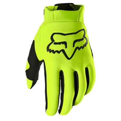 Guantes Moto Defend Thermo Offroad Amarillo Fox1