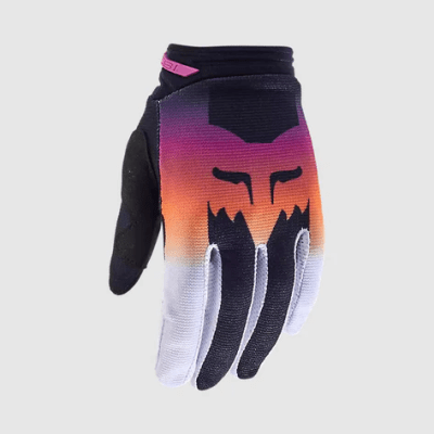 Guantes Moto Mujer 180 Flora Rosado Fox1