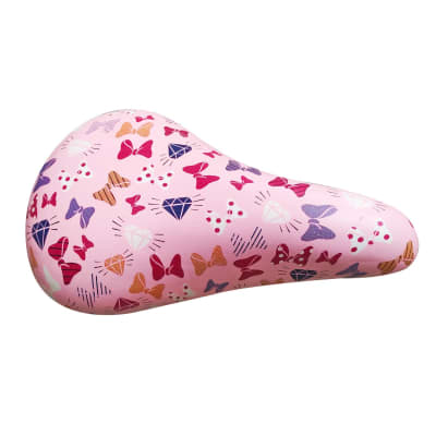 SILLIN INFANTIL NIÑA ROSADO CON DISEÑOS CINTAS CON CARRO2