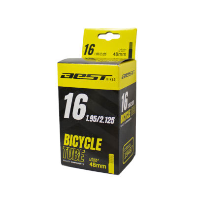 CÁMARA BEST BUTILO  16 X 1.95/2.125 VALVULA/AUTO 48MM WANDA