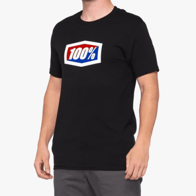 Polera OFFICIAL Negra Manga Corta  XL1