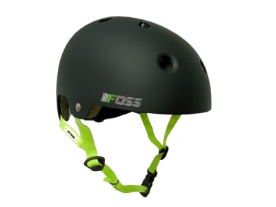 Casco FOSS Urban Black/Lime Talla M/L (58/61) con Regulador