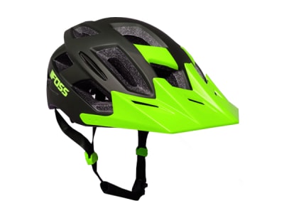 Casco Foss F7 Enduro In-Mold Matt Black-Lime, c/Luz (3Func), M(55-58)