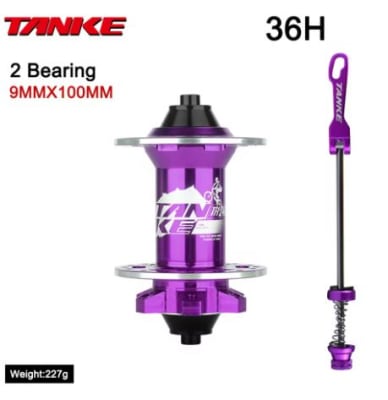 MAZA DELANTERA 36H TANKE PURPURA