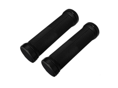 Puño PL RACING, Doble Lock, Black, 130mm