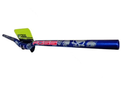 Manubrio FOSS Anodizado, Skull, Aluminio, 31,8x810mm, Blue