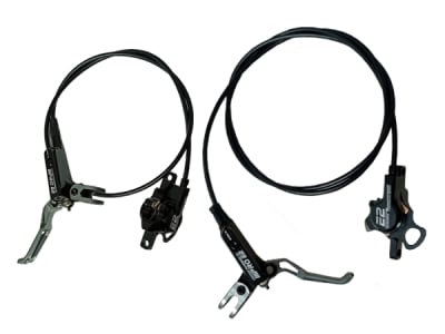 SET FRENO Disco Hidraulico PRO E2 Aluminio Black.  PAR