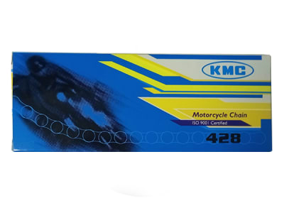 Cadena para Moto KMC 428 Black 116 Links.Taiwan1