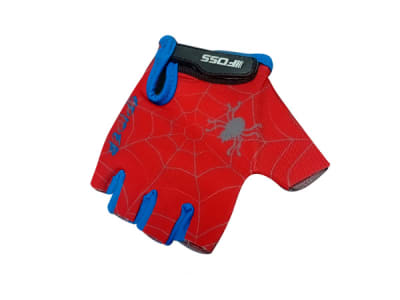 Guante FOSS Lycra Niño Spider, Red/Blue, Talla 5-6