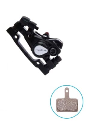 Calipers RADIUS Mecánicos, para Ruta, Delantero y Trasero, Black. Disco 160mm