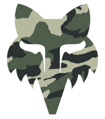 Sticker Camo Fox