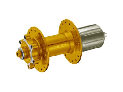 Maza Trasera NECO MTB, Aluminio, 7/8/9 Vel. 36H, c/Bloqueo, Gold