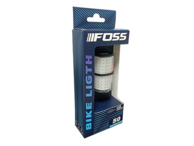Luz Trasera FOSS Led Roja/Azul, USB, 50 Lums, 6 Funciones, 72 Chips.
