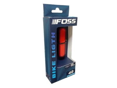 Luz Trasera FOSS Led Roja, USB, 40 Lums, 6 Funciones, 24 Chips.