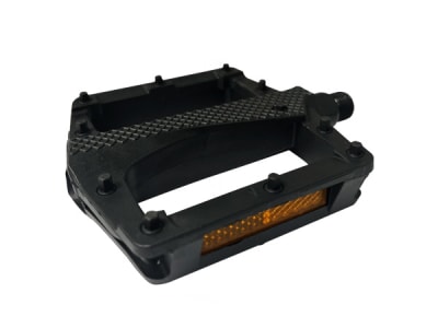 Pedal Plataforma, 9/16 P258, Resina con Pins, Rodamientos, Black