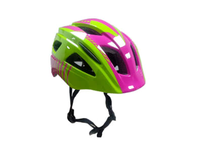 Casco FOSS Niña, Endurance, In-Mould, Green/Pink, 44-52