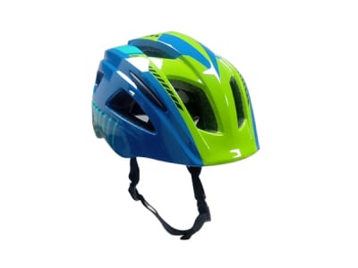 Casco FOSS Niño, Endurance, In-Mould, Blue/Green, 44-52