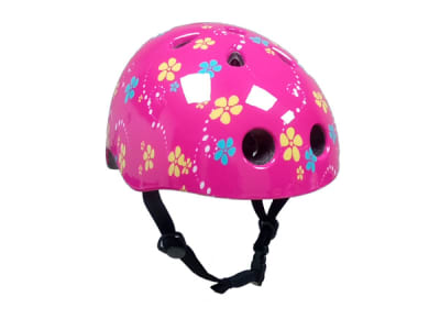 Casco FOSS Urban Niña, In-Mould, Flowers Pink, 46-541