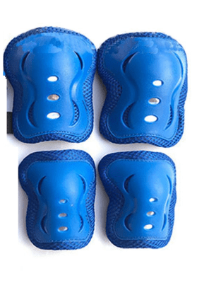 RODILLERAS CON CODERAS DE NIÑO, BLUE