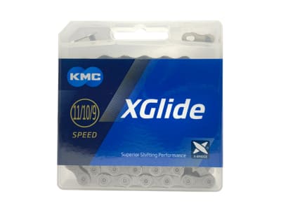 Cadena KMC XGLIDE 1/2X 1/128 9/10/11 Velocidades.Compatible Shimano Cues- Taiwán