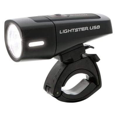 Luz delantera Negra Sigma Lightster - 32 Lux