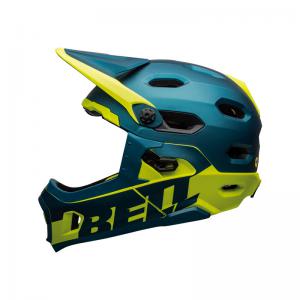 Casco Bell Super Dh Mips - Flex Spherical BLUE HIVIZ L 58-62CM