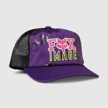 Gorro Jockey Lifestyle Niño Barb Wire Snapnack Morado Fox1