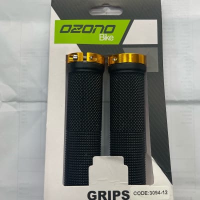 Puños Ozono M.T.B. 2 Lock Negro/Gold