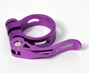 ABRAZADERA ALUMINIO SILLIN 31.8mmmm MORADO