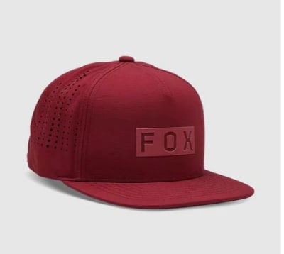 Gorro Jockey Lifestyle Wordmark Tech Snapback Rojo Fox1