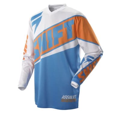 TRICOTA SHIFT MX ASSAULT RACE JSY SIZE: M ORANG/BLU