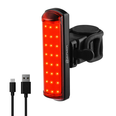 LUZ ROJA USB TRASERA EBL-3215 40 LUMENES RECARGABLE