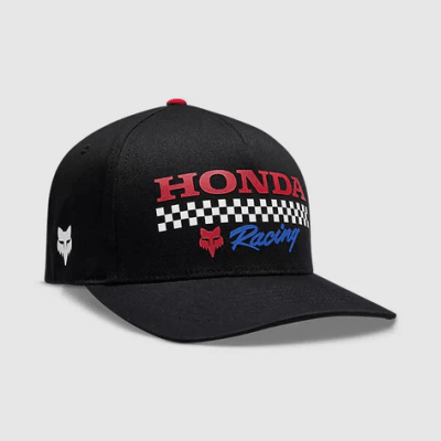Gorro Jockey Lifestyle Honda Flexfit Negro Fox1