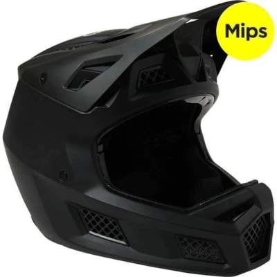 Casco Bicicleta Rampage Pro Carbon Mips Negro Fox. TALLA XL