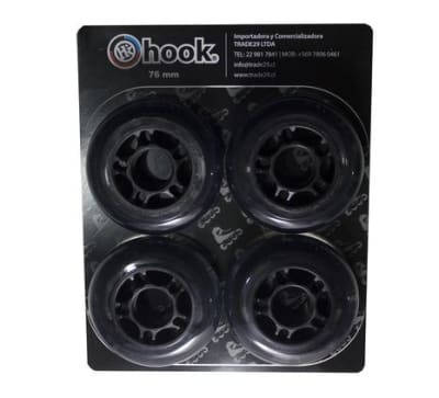 RUEDAS PARA PATIN HOOK EN LINEA 76MM