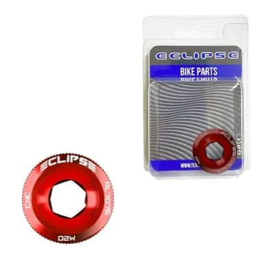 Perno Volante Eclipse aluminio cnc Rojo 20x10mm1