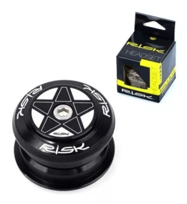 Juego de direccion semi integrado 44mm rodamientos sellados con adaptador para horquilla conicas1