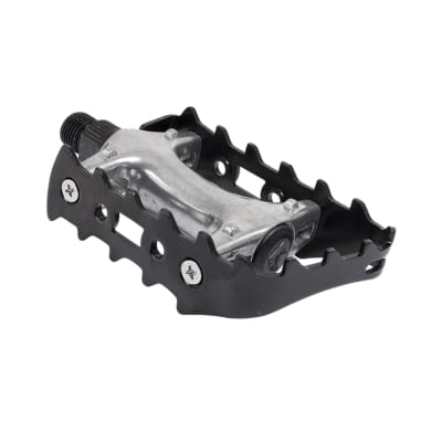 PEDAL MTB & 1/2 ALUMINIO NEGRO/SILVER COMPATIBLE / GENERICO
