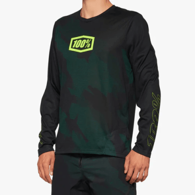 Jersey Airmatic LE Black Camo manga 3/4
