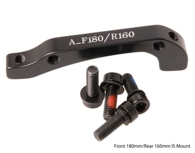 ADAPTADOR DE FRENO DE DISCO  TEKTRO F 180/R160MM NEGRO