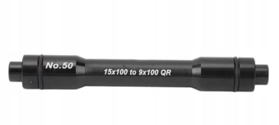 Adaptador de maza delantera de 15x100 a 9x100 QR
