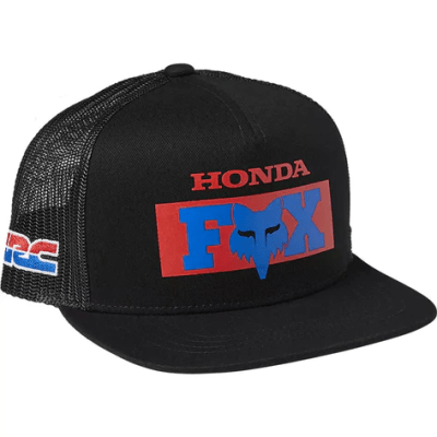 Gorro Jockey Lifestyle Niño Honda Snapback Negro Fox1