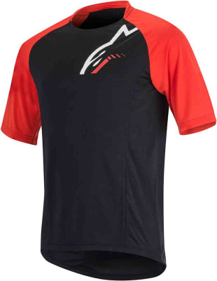 TRICOTA ALPINESTARS TRAILSTAR S/S BLACK RED SIZE:L
