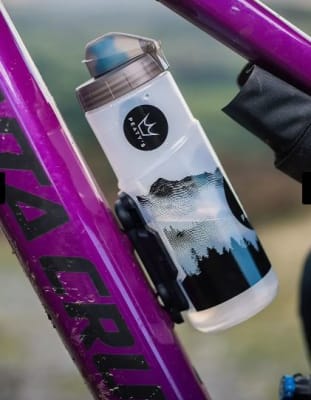 Botella Fidlock Lockin Mountains 600 ml Bicicleta Transparente Peaty´s1