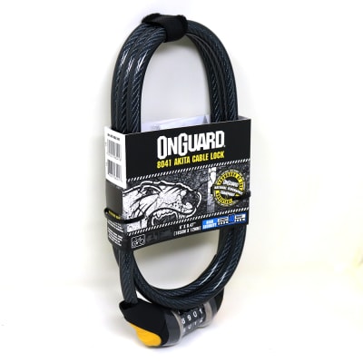 Candado OnGuard Clave Espiral Akita 185cmX12mm