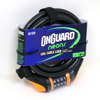 CANDADO ON GUARD ESPIRAL CLAVE NS 180X12