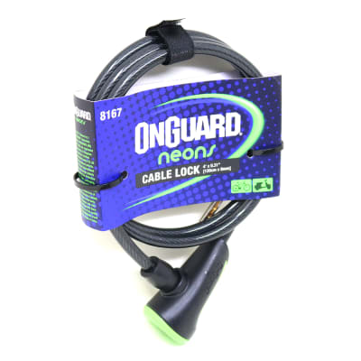 Candado On Guard C/Llave 120 X 8mm1